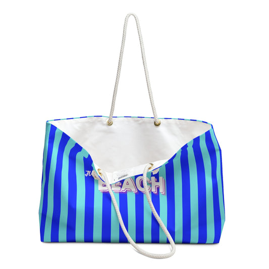 BEACH Oversized Tote - Electric Blue
